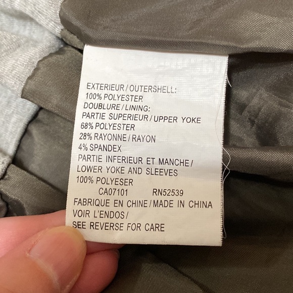 Platinum Olive Water Resistant Wind Breaker - Picture 11 of 15